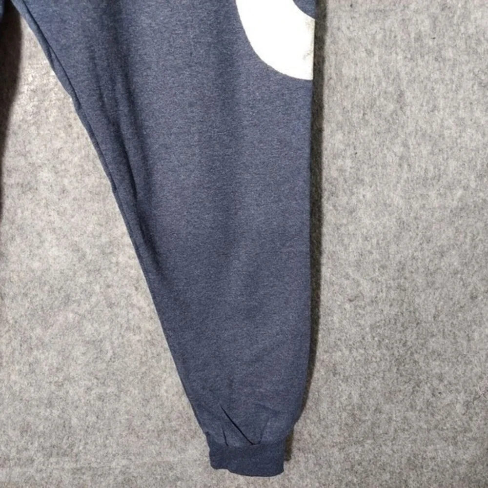 True‎ Religion Sweatpants Men L Blue Horseshoe Logo Streetwear Lounge Drawstring